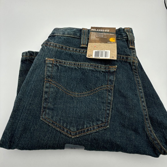 Carhartt Other - Carhartt Relaxed Fit Tipton Five Pocket Denim Jean Short 33 Classic Wash NWT NOS